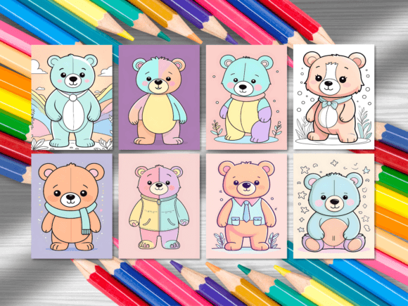 Bear Adventures Coloring Pages