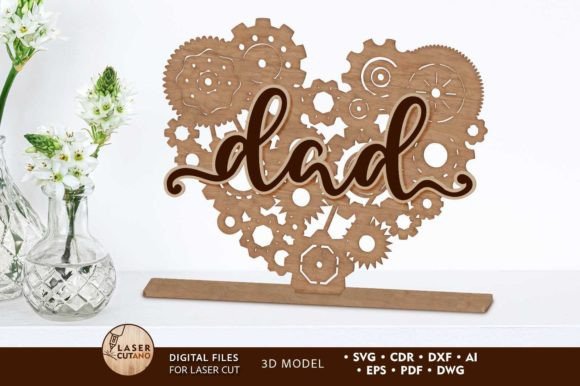 Crafting the Perfect Tribute: The Art of Dad Decorative Multilayer Templates for Laser Cutting