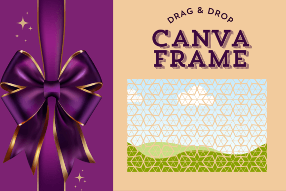 Elevate Your Digital Presence with the ABSTRACT GEOMETRIC CANVA FRAME 27
