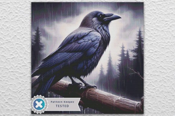 Embracing the Shadows: A Deep Dive into the Gothic Raven Cross Stitch Pattern PDF