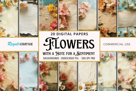 Flowers with a Note for a Sentiment: Elevating Your Creative Projects
