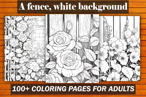The A Fence, White Background Coloring Book: A Strategic Asset for KDP Creators and Digital Artists