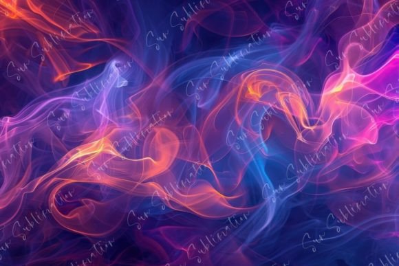 Vibrant Abstract Smoke: Elevating Visual Projects with Dynamic Color